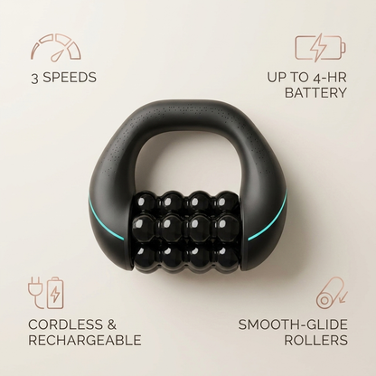 Avenza Handheld Massage Roller for Recovery & Cellulite-Smoothing Massage